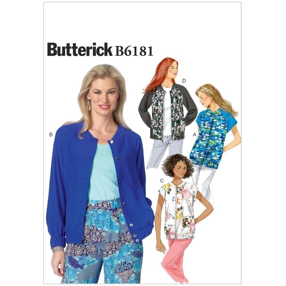 Butterick Sewing Pattern 6181 Jacket Misses Size 6-14‎
